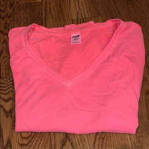 PINK THERMAL V NECK